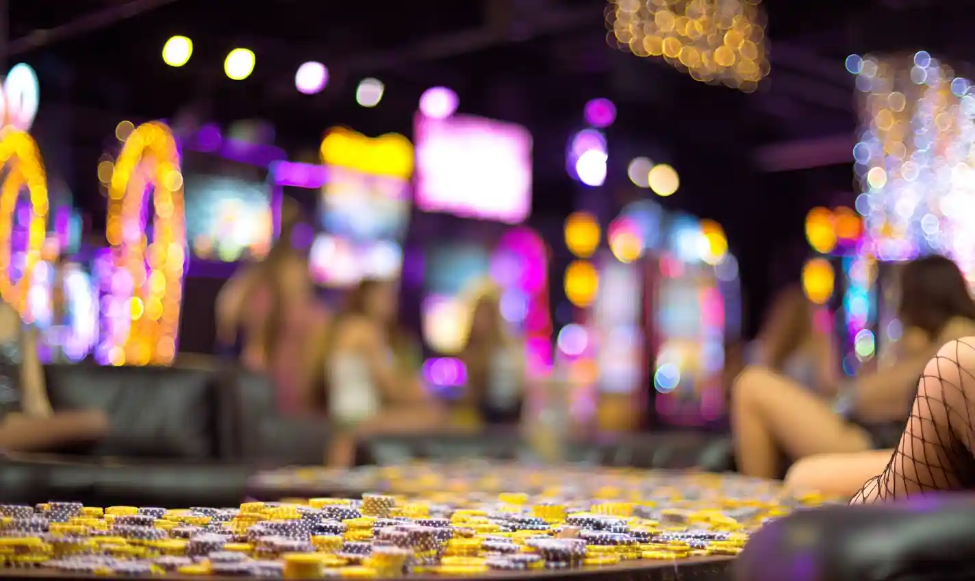 Colorful online penny slot machine interface